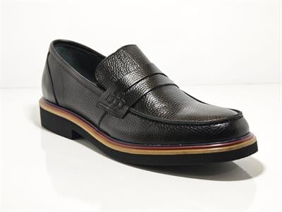 Cem Pekşen Blackheart 201 Siyah Deri Erkek Günlük Casual Ayakkabı