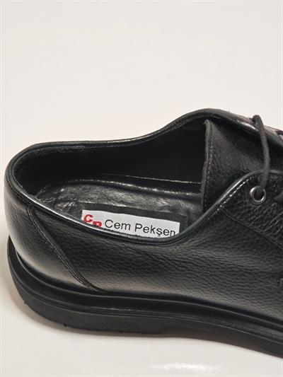 Cem Pekşen Blackheart 2525 Siyah Deri Erkek Günlük Casual Ayakkabı