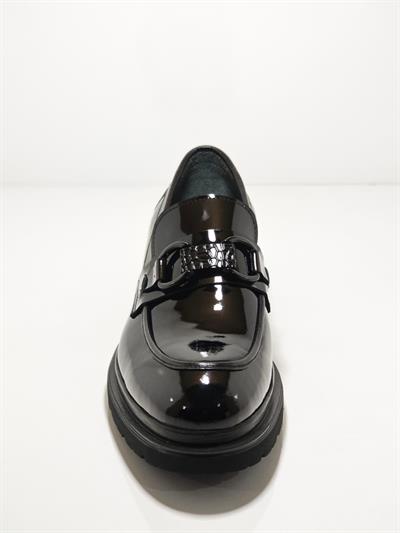 Cem Pekşen Blackheart 2545 Siyah Rugan Deri Erkek Günlük Casual Ayakkabı