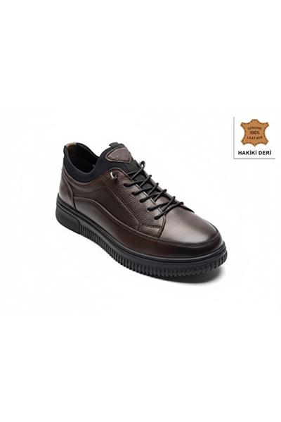 Cem Pekşen Gepetto 501 Kahve Erkek Günlük Deri Comfort Casual Ayakkabı