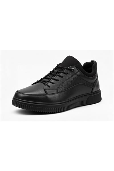Cem Pekşen Gepetto 501 Siyah Erkek Günlük Deri Comfort Casual Ayakkabı