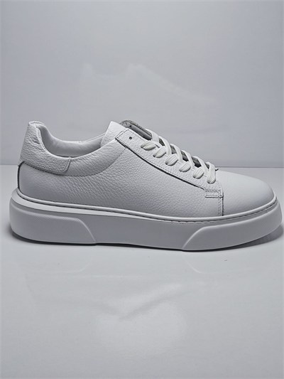 Cem Pekşen Makras Tommy 777 Beyaz İçi Dışı Deri Günlük Sneaker
