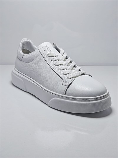 Cem Pekşen Makras Tommy 777 Beyaz İçi Dışı Deri Günlük Sneaker