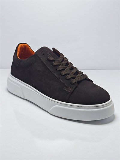 Cem Pekşen Makras Tommy 777 Kahve Süet İçi Dışı Deri Günlük Sneaker