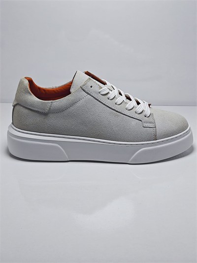 Cem Pekşen Makras Tommy 777 Taş Rengi Süet İçi Dışı Deri Günlük Sneaker