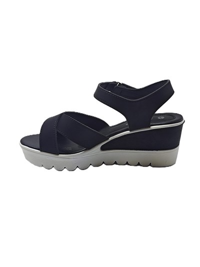 Cem Pekşen Polris Siyah Yüksek Topuklu Comfort Sandalet