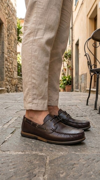 Cem Pekşen Riverland 03 Erkek Deri Günlük Comfort Ayakkabı