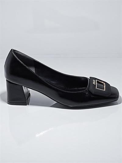 Cem Pekşen Vollex 38-1619 Kadın Siyah Topuklu Ayakkabı