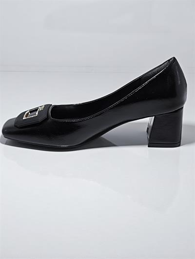 Cem Pekşen Vollex 38-1619 Kadın Siyah Topuklu Ayakkabı