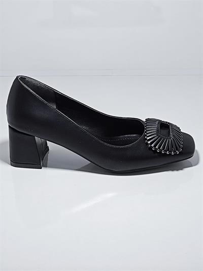 Cem Pekşen Vollex 38-1621 Siyah Kadın Günlük Topuklu