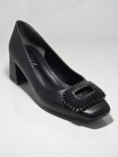 Cem Pekşen Vollex 38-1621 Siyah Kadın Günlük Topuklu