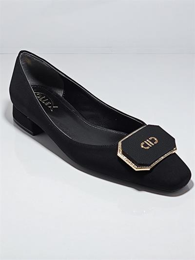 Cem Pekşen Vollex 38-2101 Kadın Günlük Siyah Babet