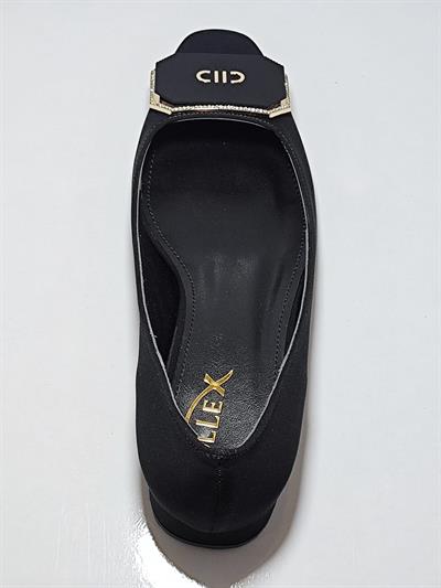 Cem Pekşen Vollex 38-2101 Kadın Günlük Siyah Babet