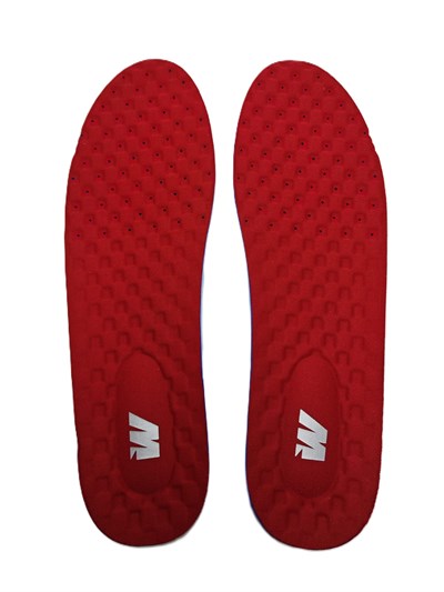 Cem Pekşen Wildbull Memory Foam Şok Emici, Ark ve Topuk Destekli Unisex Kırmızı Hafızalı Tabanlık