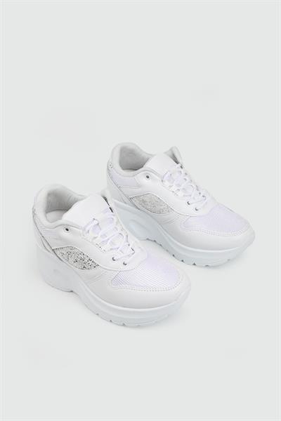 Flet 185 Beyaz Kadın Spor Sneaker