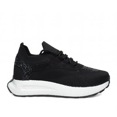 Flet 305 Siyah-Beyaz Kadın Spor Sneaker