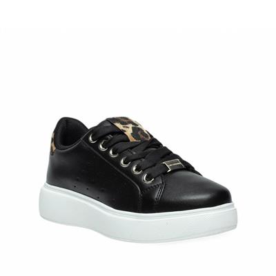 Flet 341 Siyah-Kahve Kadın Spor Sneaker