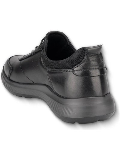 Forelli Akın Siyah Erkek Günlük Comfort Ortopedi Casual Deri Ayakkabı