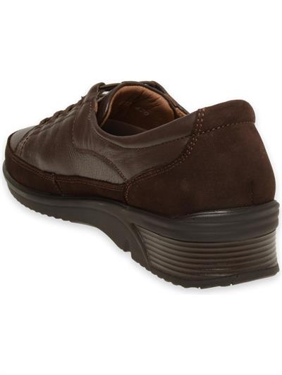 Forelli BETY 48201-G Kahve Kadın Deri Comfort Ayakkabı