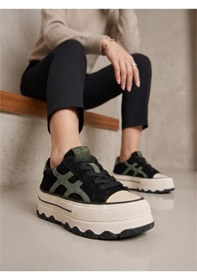 Guja 26k366 Siyah Kadın Günlük Sneaker