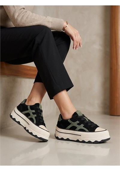 Guja 26k366 Siyah Kadın Günlük Sneaker