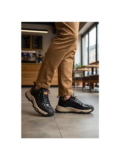 Guja 26K570 Siyah Erkek Günlük Deri Casual Ayakkabı