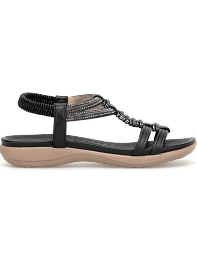Guja 26Y240-11 Siyah Kadın Yazlık Sandalet