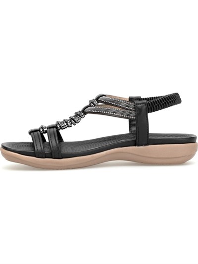 Guja 26Y240-11 Siyah Kadın Yazlık Sandalet