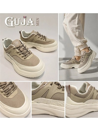 Guja 26Y538BJ Bej Erkek Günlük Deri Sneaker
