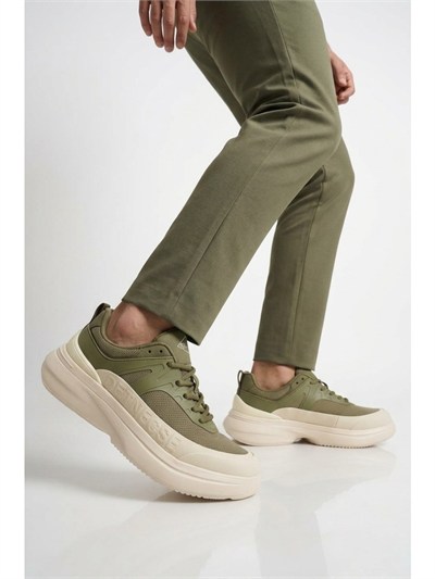 Guja 26Y538HK Haki Erkek Günlük Deri Sneaker