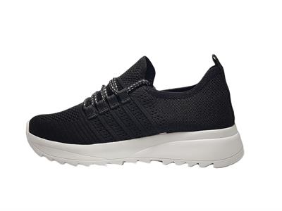 Lommax 2302 Siyah-Beyaz Kadın Günlük Sneakers