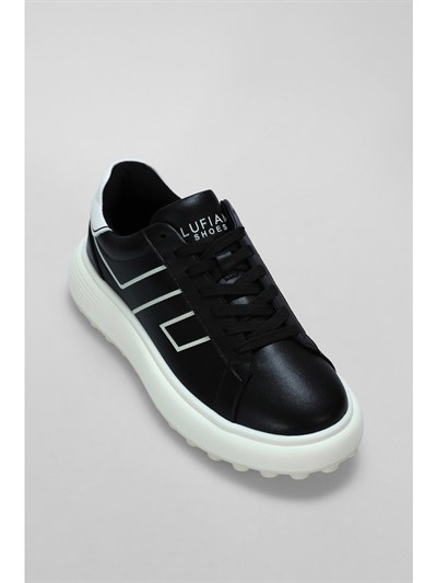 Lufian 111230269 Harold Siyah Erkek Günlük Sneaker