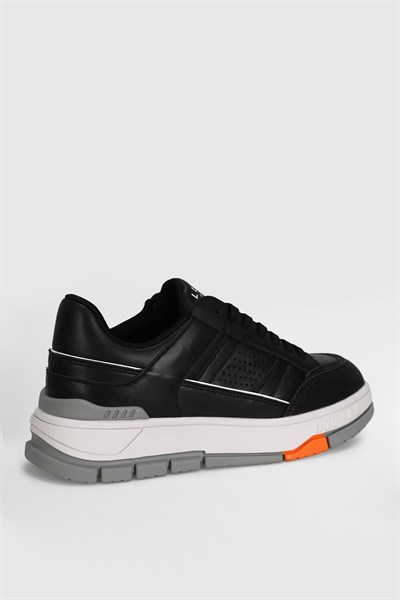 Lufian 112230238 Edwin Siyah Erkek Günlük Sneaker