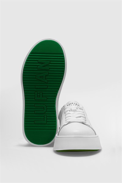 Lufian 121230053 Adel Beyaz-Yeşil Kadın Günlük Sneaker