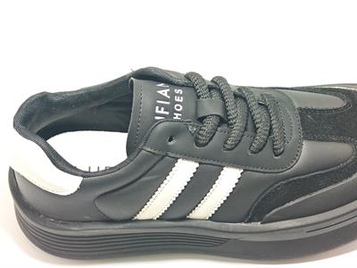 Lufan Christina 122230019 Siyah Kadın Deri Günlük Sneakers