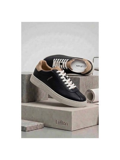 Lufian Paul 111230293 Erkek Deri Siyah Sneaker