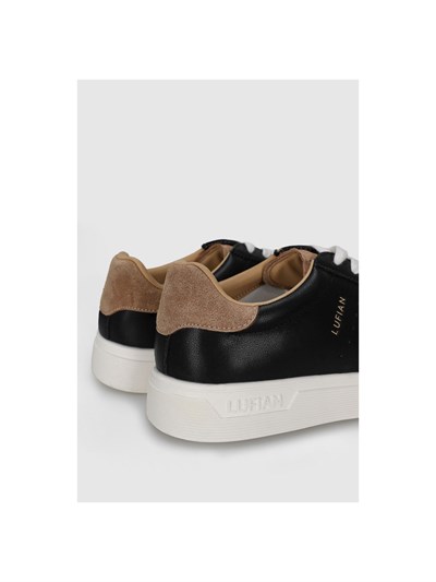 Lufian Paul 111230293 Erkek Deri Siyah Sneaker