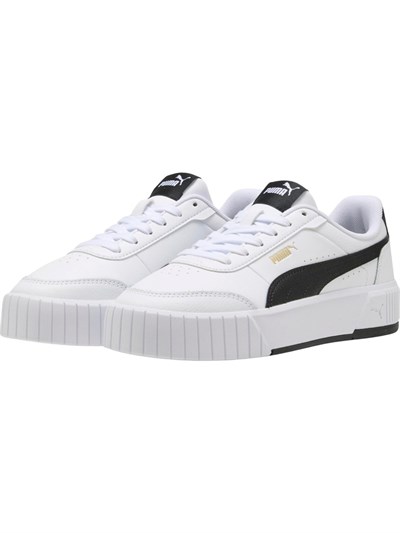 Puma 402637-02 Carina Mia Beyaz - Siyah Kadın Günlük Snekaer