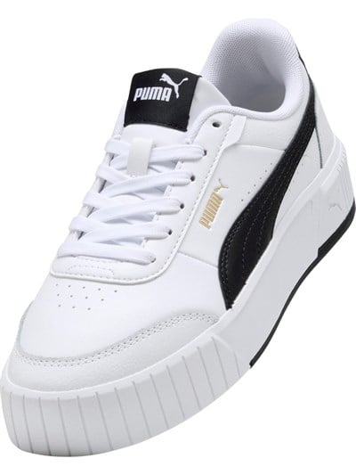 Puma 402637-02 Carina Mia Beyaz - Siyah Kadın Günlük Snekaer