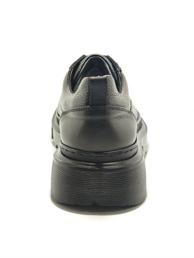 Tetri 0K534 Model Hakiki Deri El Yapımı Erkek Siyah Casual Ayakkabı