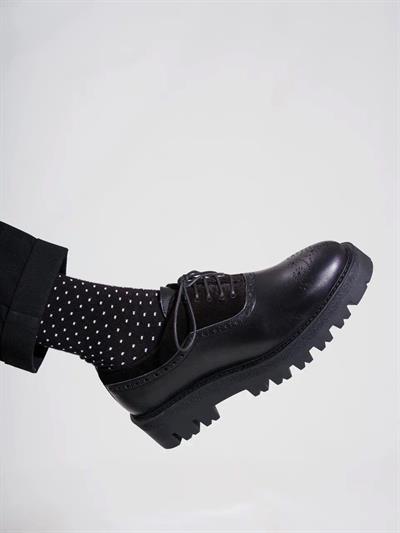 Tetri CL029 Edwin Model Gerçek Deri El Yapımı Erkek Siyah Casual Ayakkabı