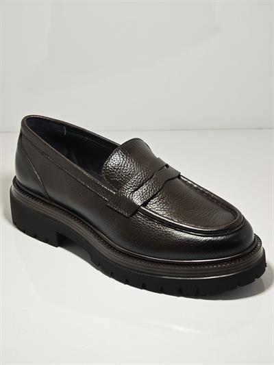 Tetri K416-1 Ramonelli Model Gerçek Deri El Yapımı Erkek Kahve Casual Ayakkabı