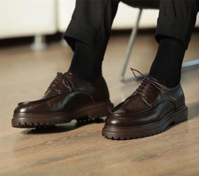 Tetri K6432 İtalyan Model Hakiki Deri El Yapımı Erkek Kahve Casual Ayakkabı