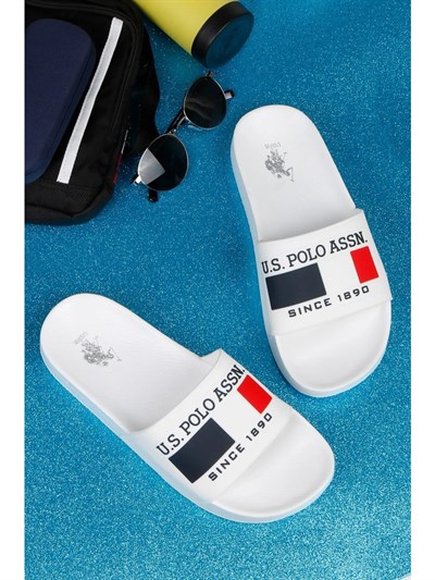 U.S. Polo Assn. Nico 5Fx Beyaz Erkek Terliği