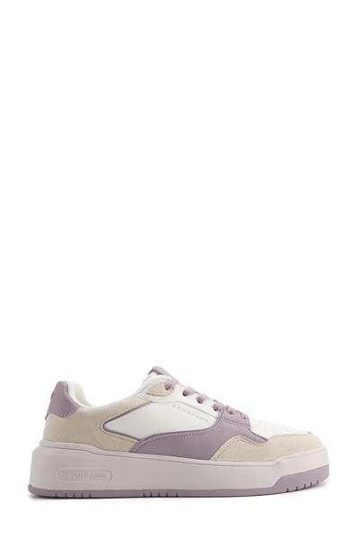 Us Polo TIANA 4PR 101887254 Beyaz-Lila Kadın Günlük Sneakers