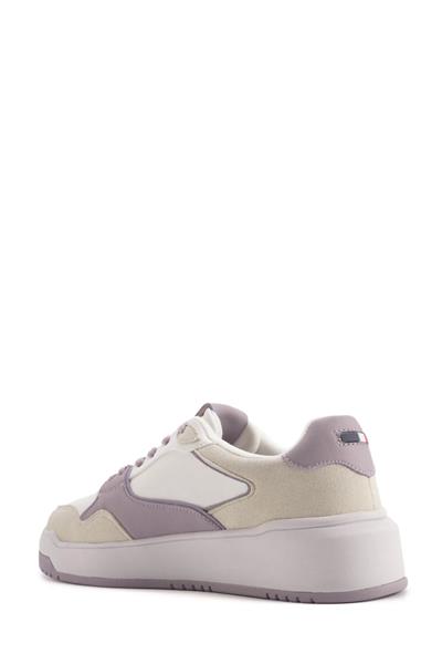 Us Polo TIANA 4PR 101887254 Beyaz-Lila Kadın Günlük Sneakers