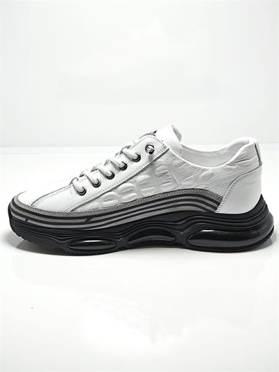 Voyager 6900 Beyaz Erkek Deri Günlük Sneaker