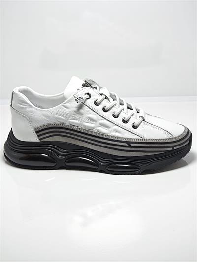 Voyager 6900 Beyaz Erkek Deri Günlük Sneaker