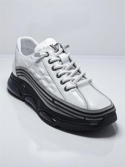 Voyager 6900 Beyaz Erkek Deri Günlük Sneaker