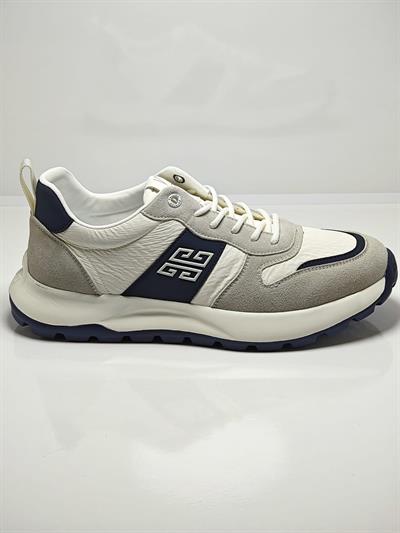 Voyager E435 Krem Erkek Deri Günlük Sneaker